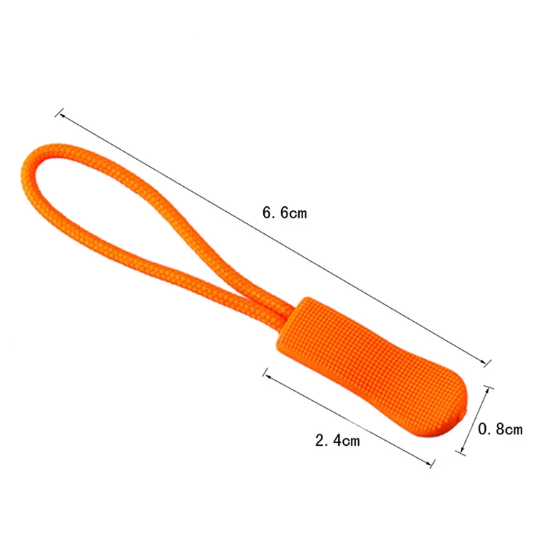 6 шт. одежда дорожная сумка чемодан палатка Рюкзак Молния тяга Съемник Конец подходит веревка тег фиксатор молнии шнур для одежды аксессуар