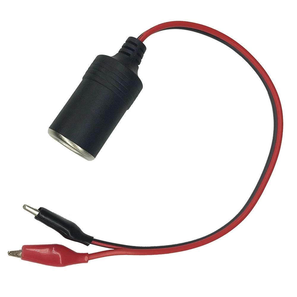

mini portable 30cm Car Battery Clip/Clamp Convert Switch Car Cigarette Lighter Socket Connector Adapter Power 12V small clip
