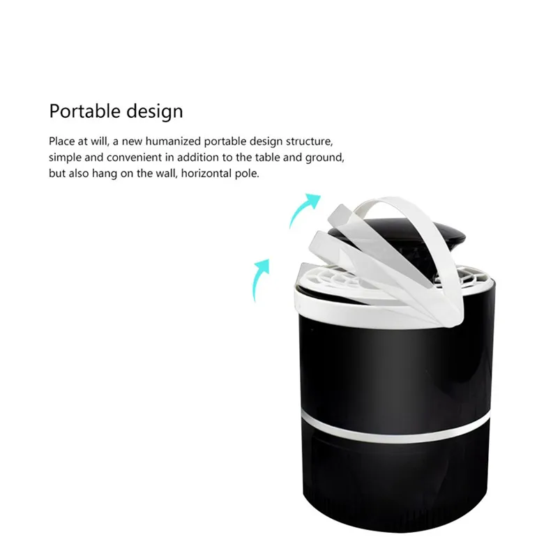 Washable Mosquito Killer Light 5W USB Mosquito Repeller Smart Optically Controlled Insect Killing Lamp Luminaria 40MR1109