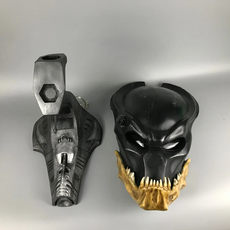 1:1 масштаб Alien vs Predator Falconer Predator Berserker Predator Волк Маска хищника Статуэтка предметы мебели не носить