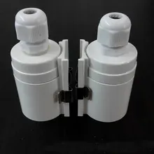 Светодиодный T8 Интегрированный водонепроницаемый разъем держатель лампы база для светильник рекламные аксессуары 10 пар