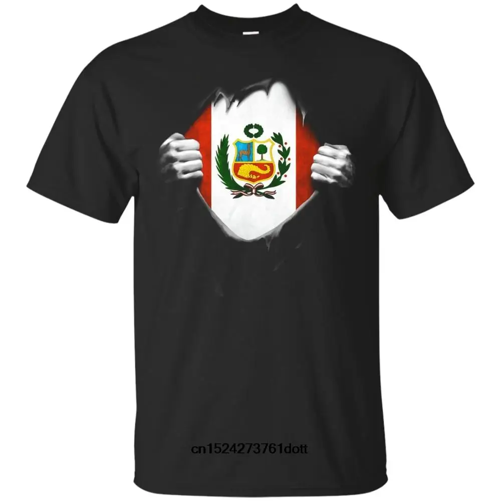 

Funny Men T Shirt White T-Shirt Black Tee Peru Flag T Shirt. Proud Peruvian Men Summer Casual Cotton Fashion T Shirt Design