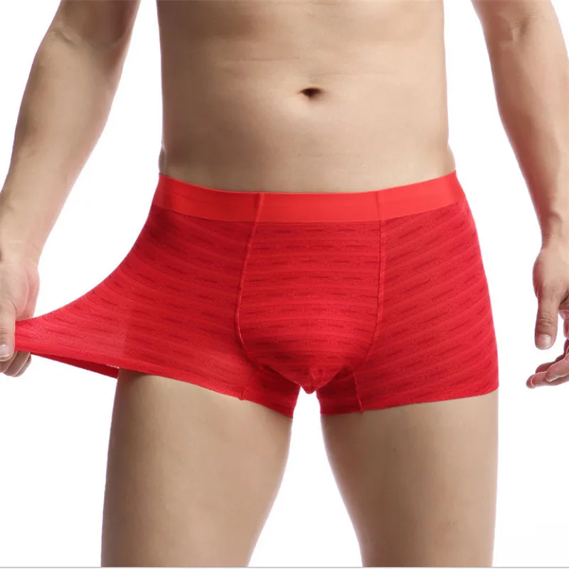 

Chinese Red Colors Good Luck Underpants Modal Material Close-fitting Comfort Boxer Shorts In Reasonable Price