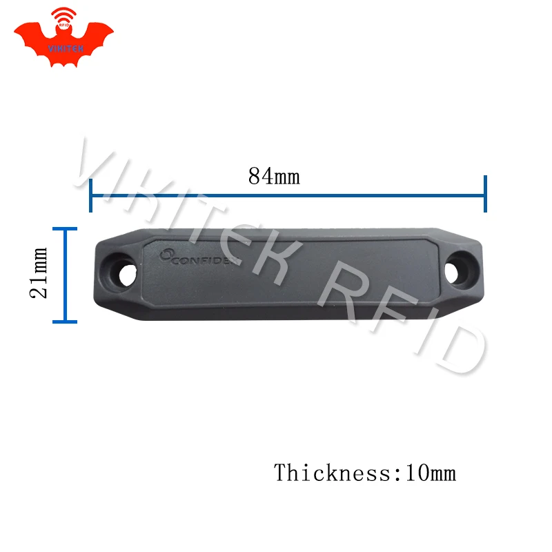 UHF RFID антиметаллические бирки confidex ironside тонкий 915 МГц 868 МГц Impinj Monza4QT EPCC1G2 6C прочный ABS смарт-карты пассивные RFID метки