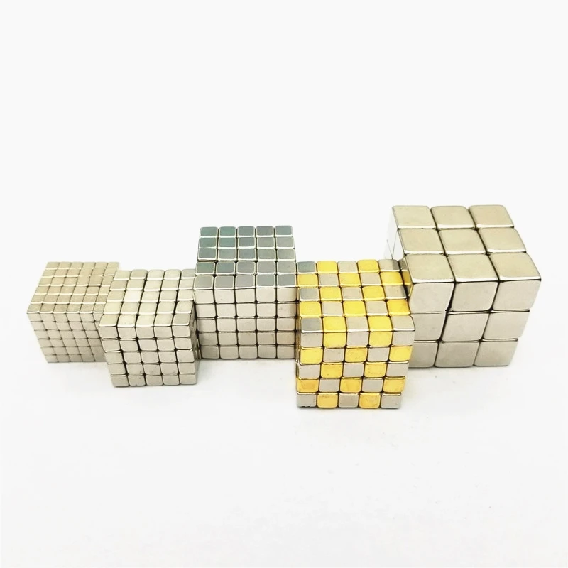 

125/216PCS Magnet Blocks 5mm 5x5x5 Magic Strong NdFeB Buck Block Creative Neodymium Magnet Magnets 5*5*5mm 5x5x5mm