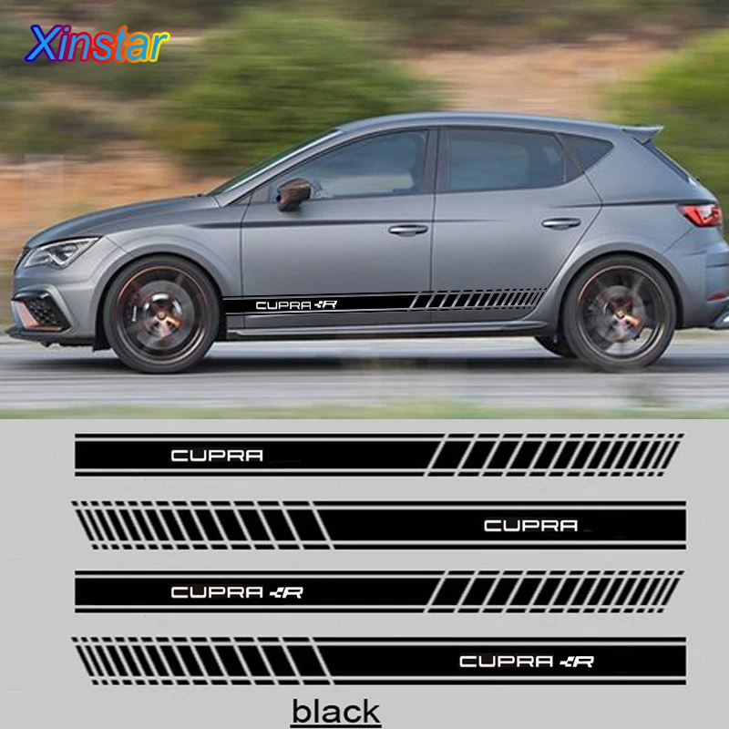 1 пара стикер боковой кузова автомобиля для SEAT Leon CUPRA R автомобильные