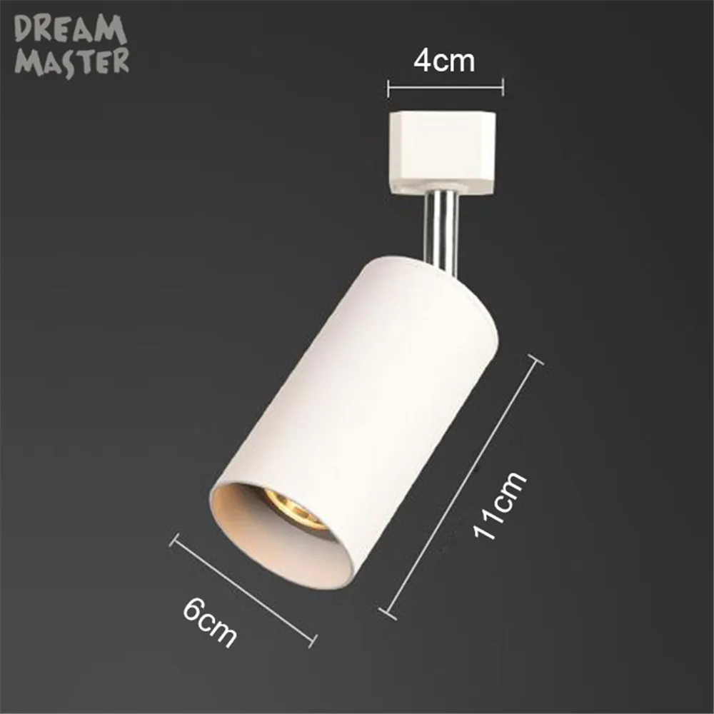 1 قطعة LED أضواء المسارات GU10 السكك الحديدية الأضواء مصباح المصابيح تتبع تركيبات مصابيح كشاف صغيرة الحجم لمبة ل متجر متجر معرض قابل للتعديل مصب...