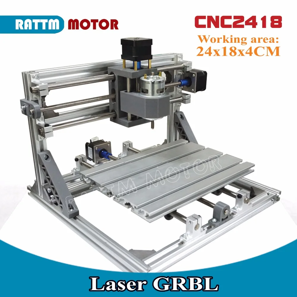 CNC 2418 GRBL управления ремесленный станок с ЧПУ рабочая зона 24x18x4 0 см 3 оси Pcb ПВХ