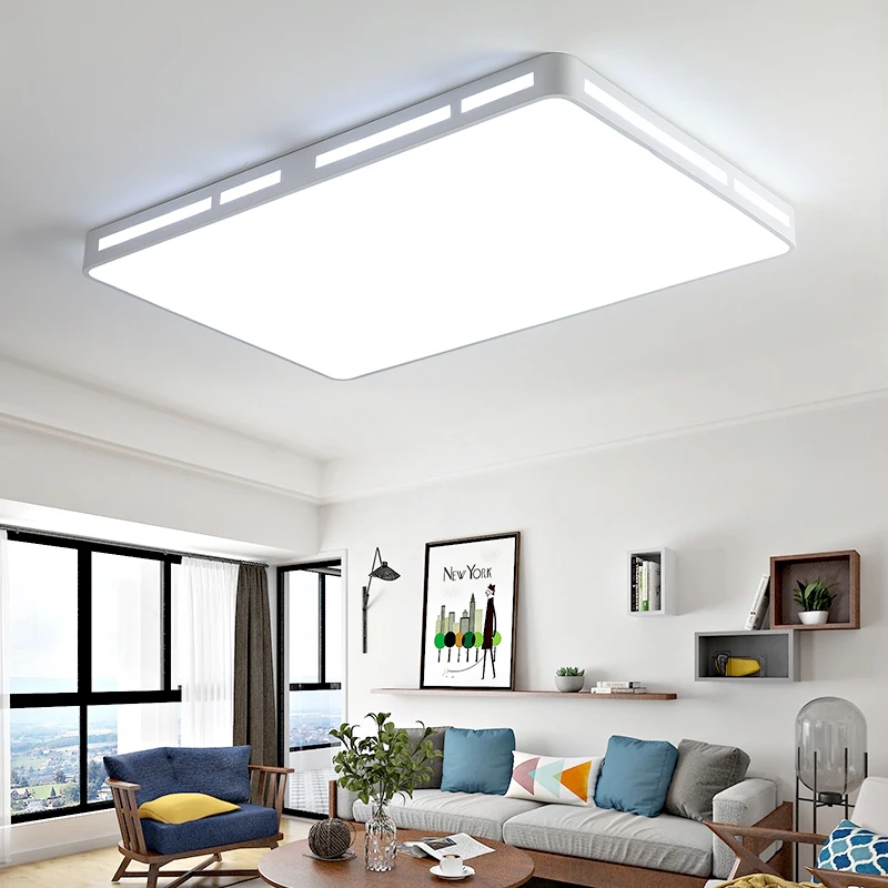 

LED Modern Ceiling Lights Square Ultra-thin Home Decoration Indoor Lamps Lighting Fixture for Living Room Bedroom Remote Control