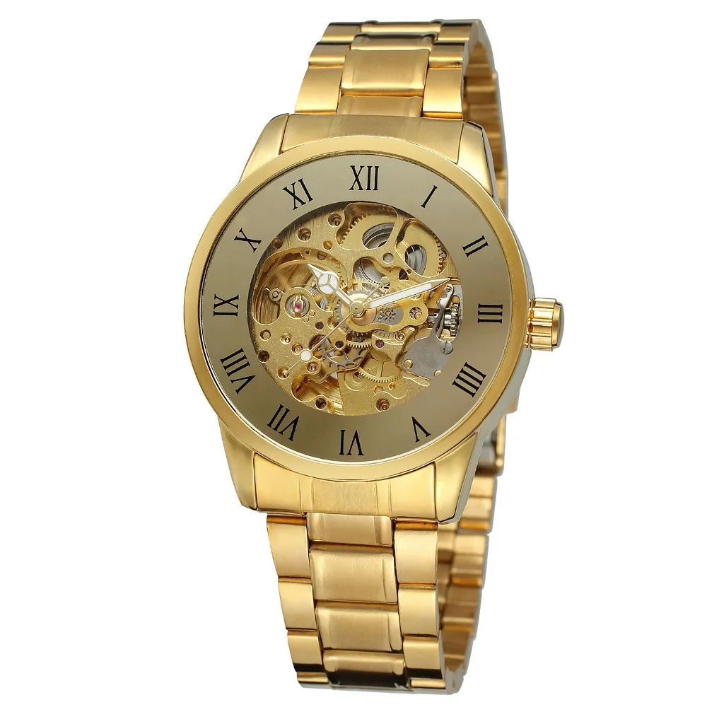 FORSINING 2019 модные мужские золотые часы автоматические механические бизнес Reloj Hombre