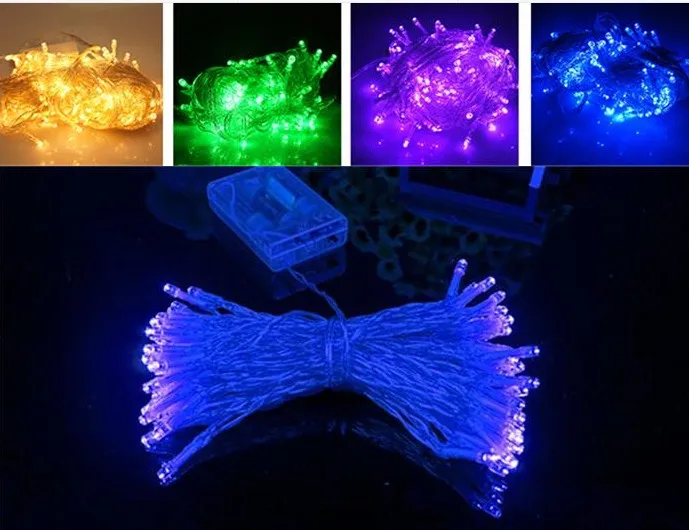 50LED 5M 16.4Feet Led String Light 3XAA Battery Operated LED Strings
