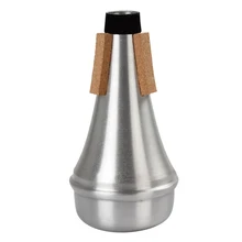 Высокое качество Прочный Серебряный алюминиевый сплав труба Mute Sourdine подходит для всех труб