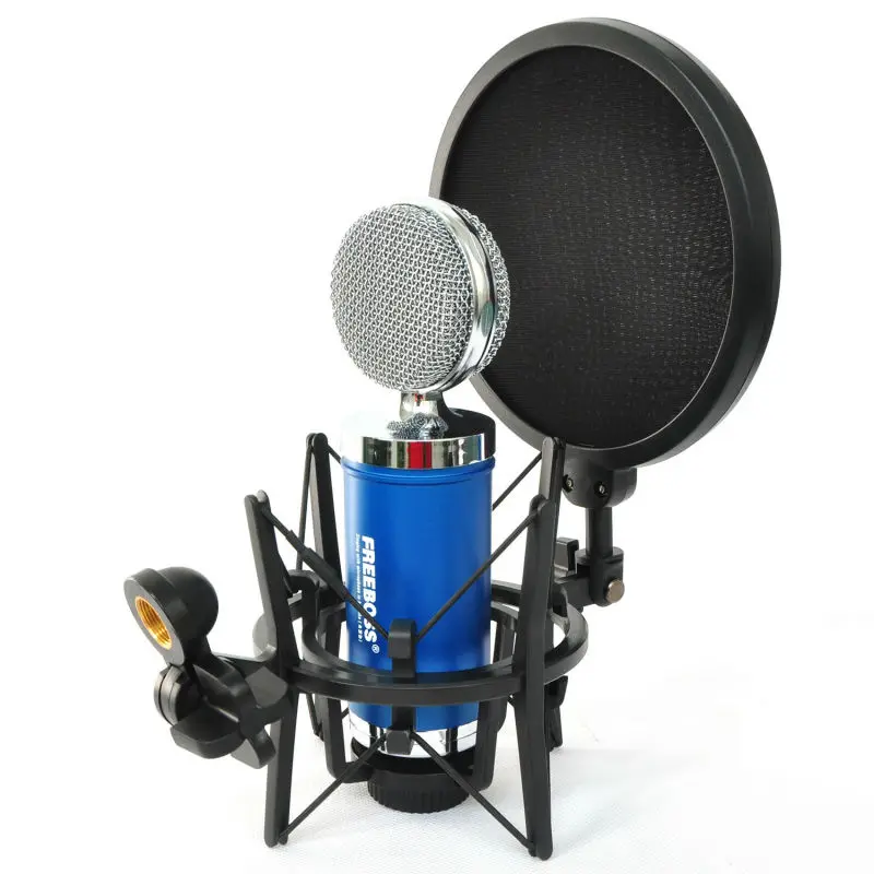 FREEBOSS ES 4 SB профессиональный проводной Конденсатор (запись/хор) Микрофон для Mic Karoke