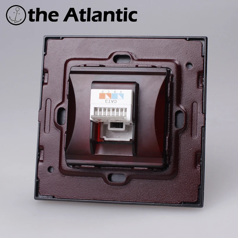 Atlantic Switch телефон/ТВ/Интернет розетка все модели роскошный кристалл стекло панель