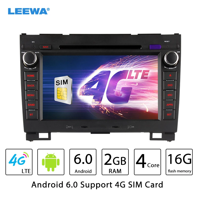 Top LEEWA 8" Android 6.0 (64bit) DDR3 2G/16G/4G LTE Quad Core Car DVD GPS Radio Head Unit For Great Wall Hover H3/H5 #CA2452-F4 0 Top LEEWA 8" Android 6.0 (64bit) DDR3 2G/16G/4G LTE Quad Core Car DVD GPS Radio Head Unit For Great Wall Hover H3/H5 #CA2452-F4 0