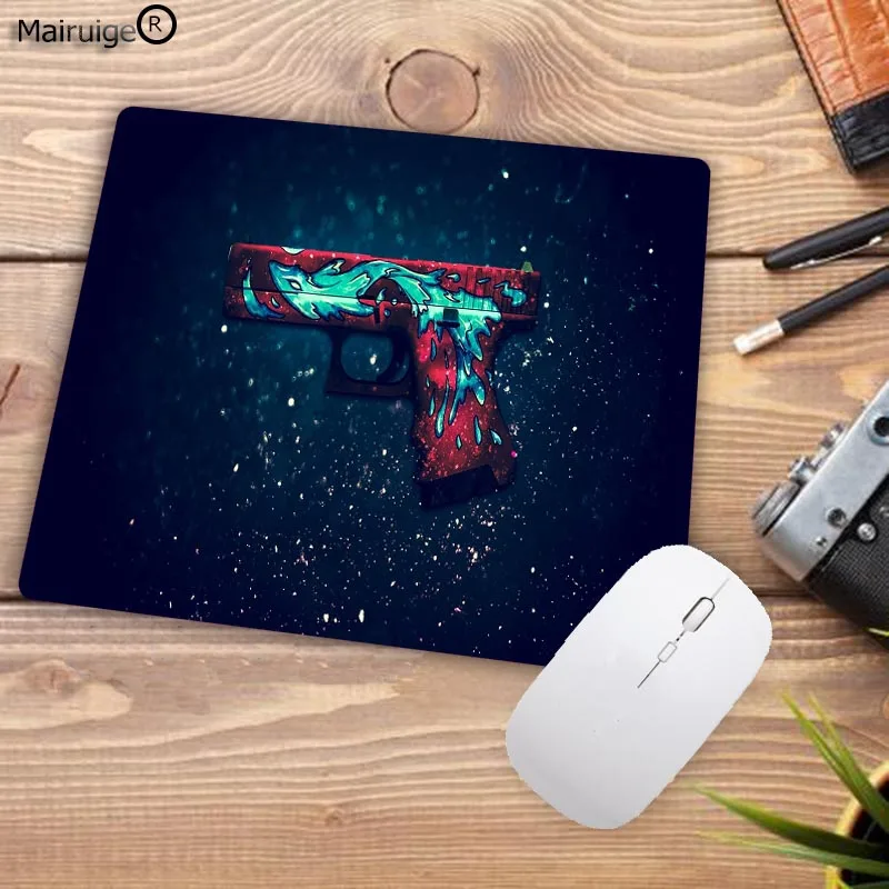 Mairuige Big Promotion Rubber Anti-slip Counter Strike Mice Mat DIY Computer Mousepad Gaming Mouse Pad Cs Go Rubber Mat 22X18CM