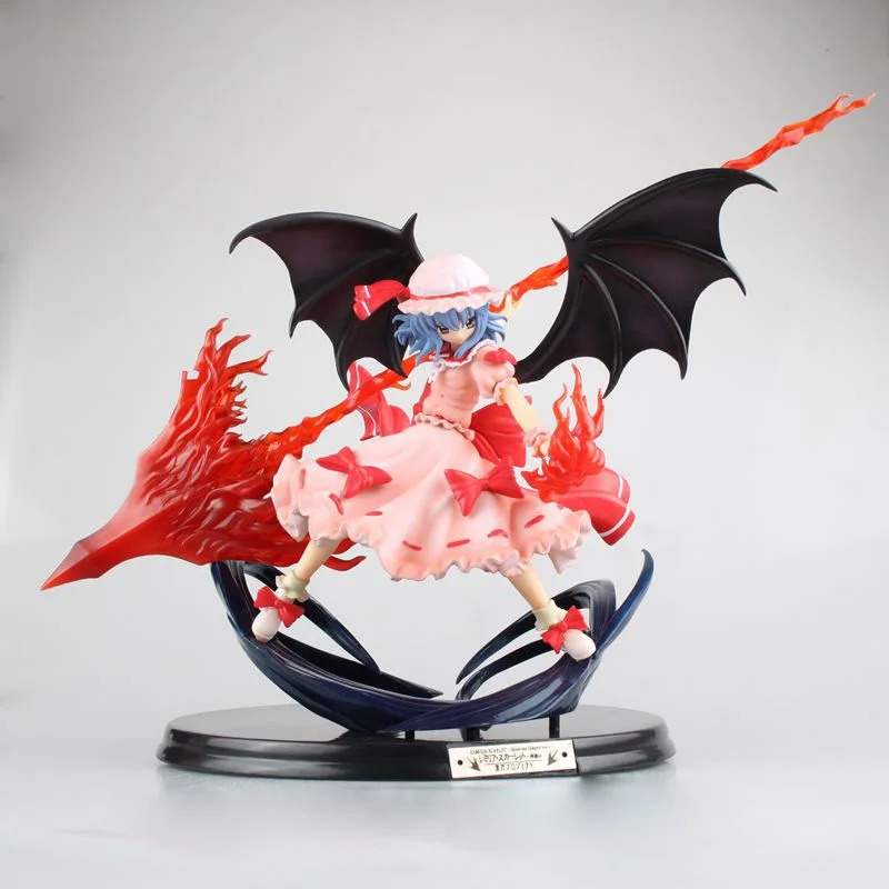 1/7 Масштаб Аниме Фигурка Touhou Project Little Devil Remilia Scarlet Gungnir Ver 25 см Модель ПВХ Коллекционная пикантная кукла-девушка