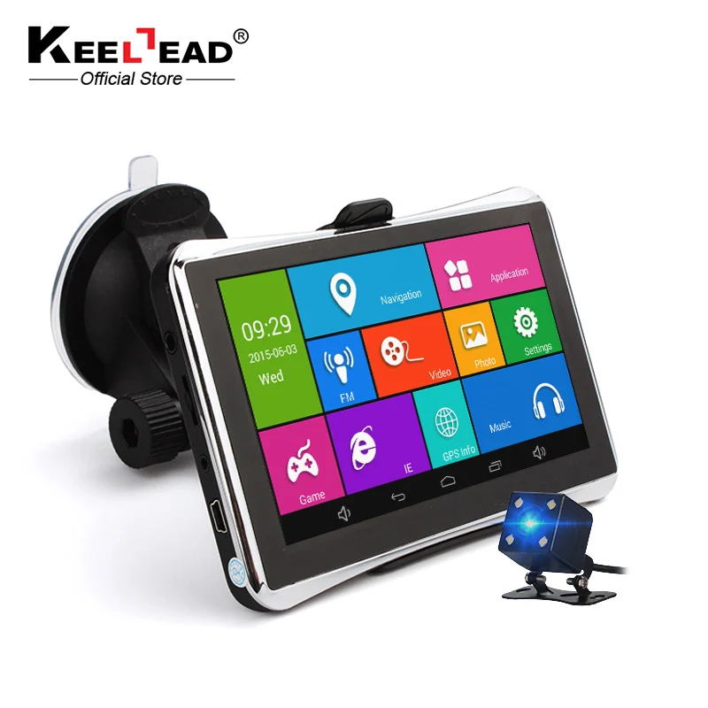 KEELEAD дюймов 5 автомобиля gps навигации Android 4 MTK 8127 Wi Fi/FM/BT планшеты pc грузовик