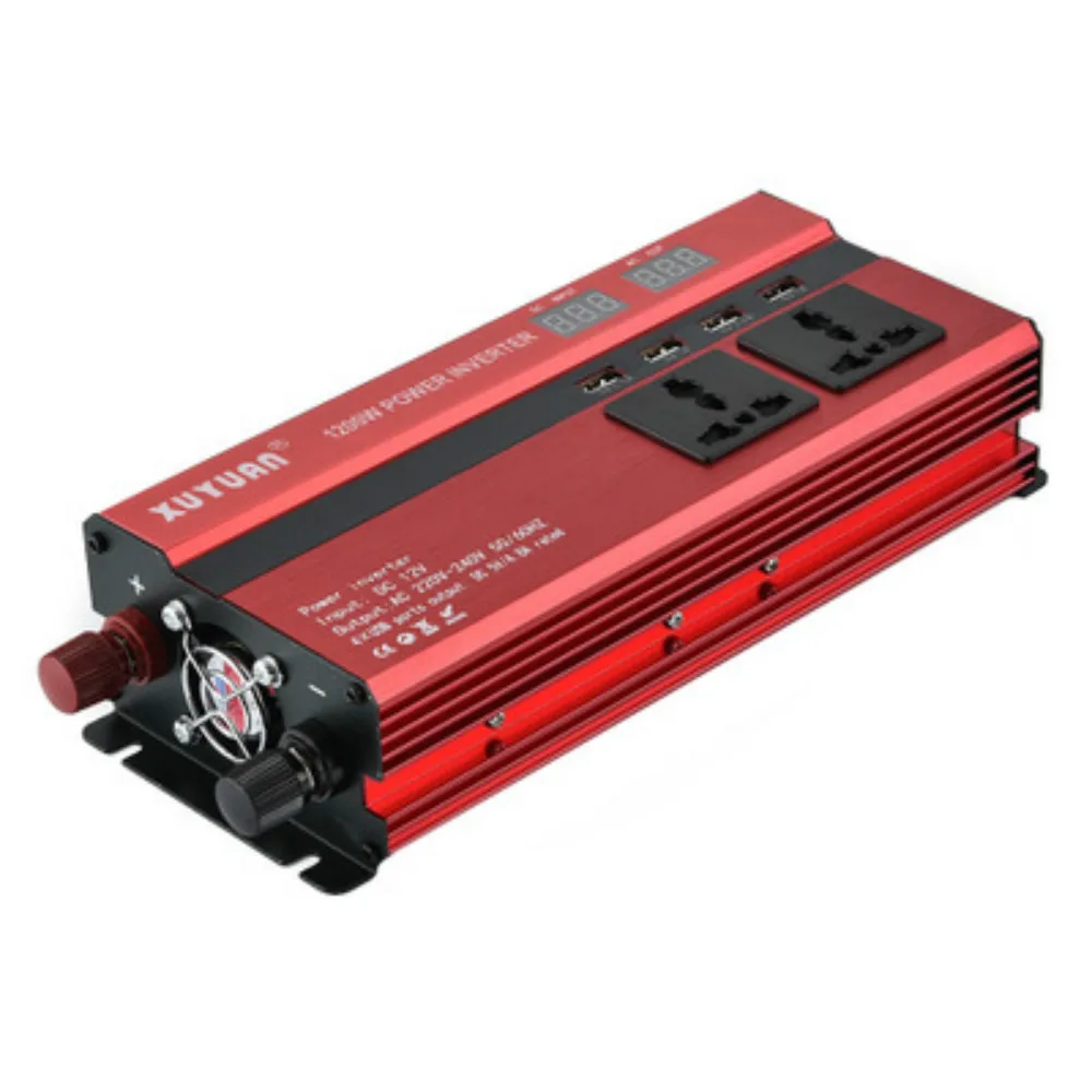 Xuyuan on-Board inverter 12v to 220v/1200w/ LED display Converter with USB | Обустройство дома