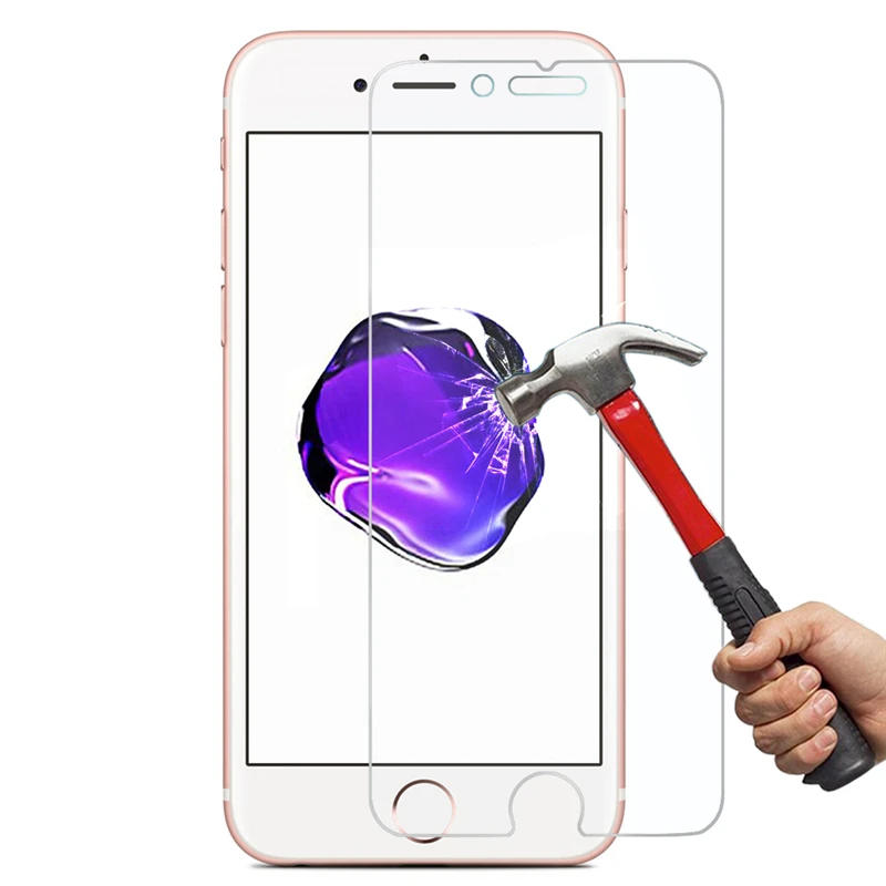 

Ultra Thin Tempered Glass Cases for iPhone X 8 4 4S 5 5S SE 5C 6 6S 7 Plus Case capa fundas coque