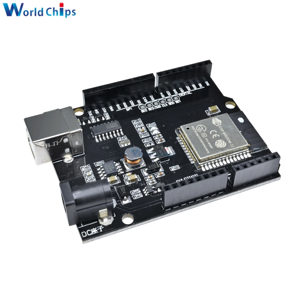 Беспроводная плата разработки ESP32 с Wi Fi и Bluetooth CH340 для Wemos D1 мини интерфейс Arduino UNO R3
