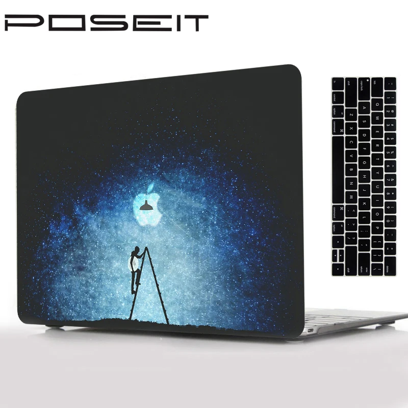 

Design Pattern Protective Hard Shell Case Keyboard Cover Skin Set For Fit 11 12 13 15" Apple Macbook Air Pro Retina Touch Bar CF
