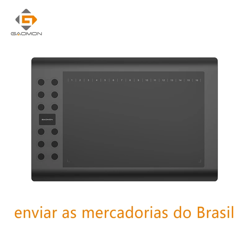 Profesional gráficos tableta para dibujo GAOMON M106K 10x6 pulgadas USB tabletas arte Digital - 1