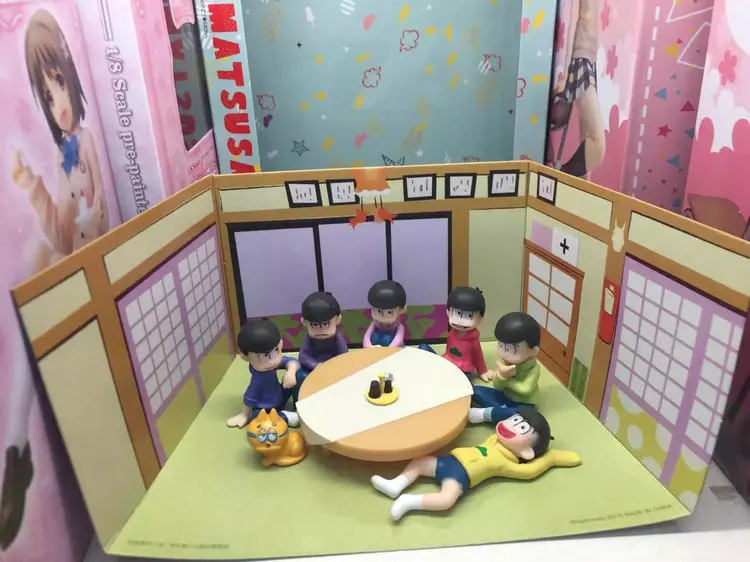 

New arrival 5cm Osomatsu San Mr osomatsu san Karamatsu Ichimatsu Mini PVC Figure Collectible Model Toy