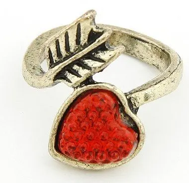 min order is 10usd ( mix ) 21B24 Fashion Arrow rings heart ring jewelry !! Free shipping----Crystal shop | Украшения и аксессуары