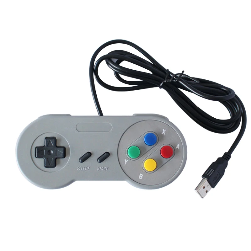 USB 2,0 PC геймпад проводной игровой контроллер джойстик игровой контроль Лер SNES игровой коврик для Windows PC MAC компьютерный контроль