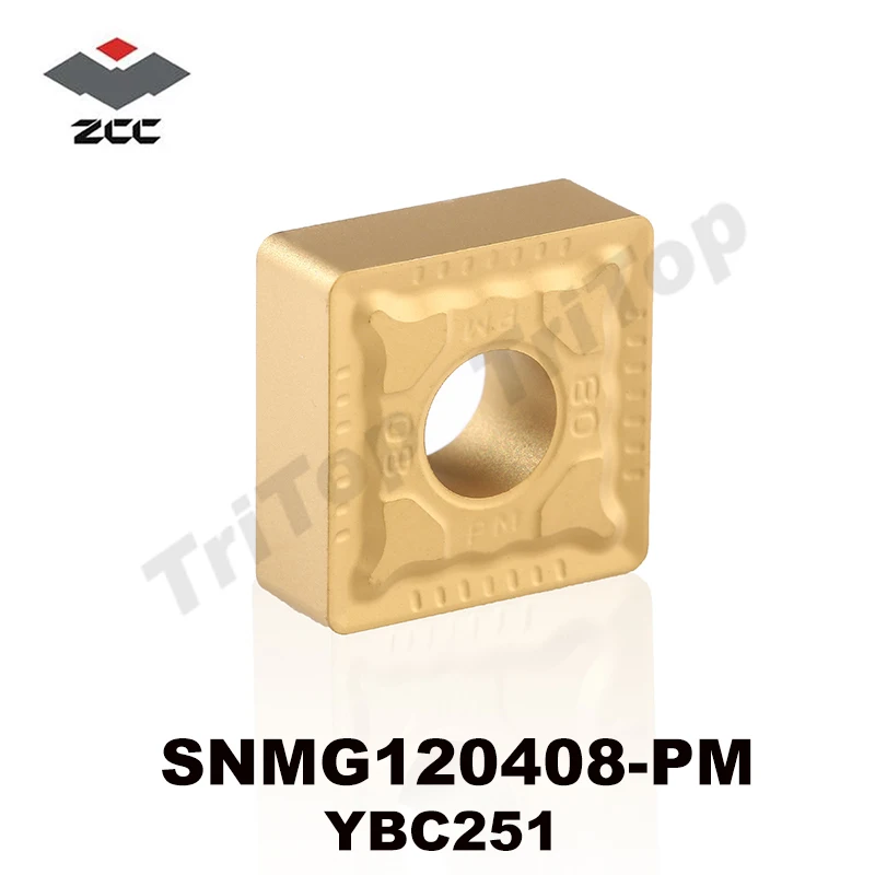 

FREE SHIPING SNMG 120408 -PM YBC251 ZCC.CT CUTTING TOOL TURNING INSERT for MSSNR MSKNR MSBNR MSRNR Series Lathe Tool SNMG432