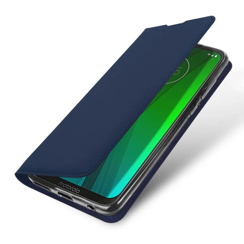 Оригинальный чехол из искусственной кожи DUX DUCIS для Motorola Moto G7 роскошный тонкий