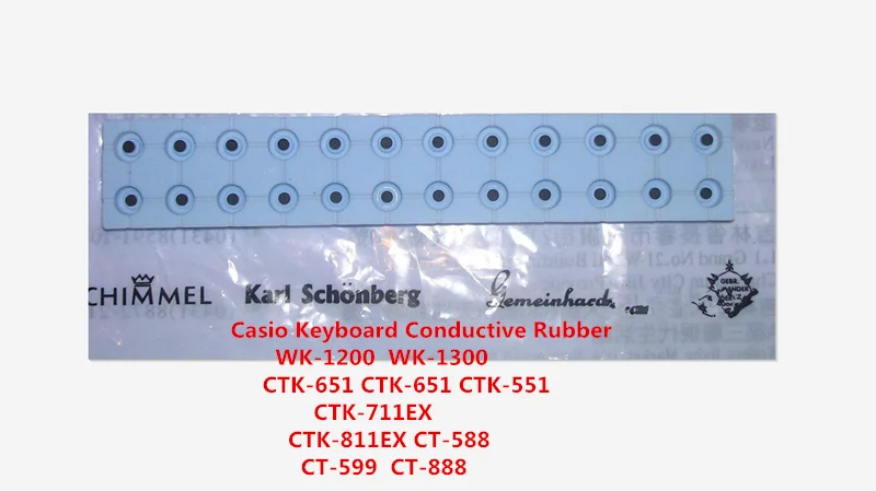 Для клавиатуры Casio проводящая резина Φ WK1800 | Компьютеры и офис