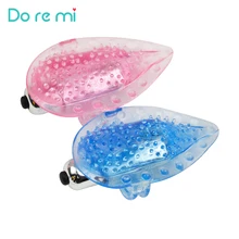 Do re mi Floating Tongue Powerful Crystal Vibrator Finger Sleeve Clitoris Stimulate Female Masturbtion Sex Toy For Women