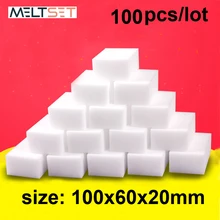 100 pcs/lot Melamine Sponge Magic Sponge Eraser Kitchen Melamine Sponge Cleanser Cleaning Nano Sponge for Office Bathroom 100 pcs/lot Melamine Sponge Magic Sponge Eraser Kitchen Melamine Sponge Cleanser Cleaning Nano Sponge for Office Bathroom