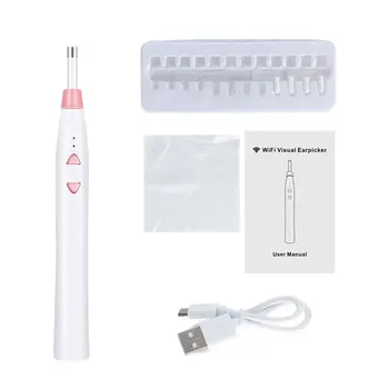 

Wireless Endoscope for Ear Cleaning MP HD Digital Camera Otoscope Ear Inspection 6 LED Light for iPhone Android