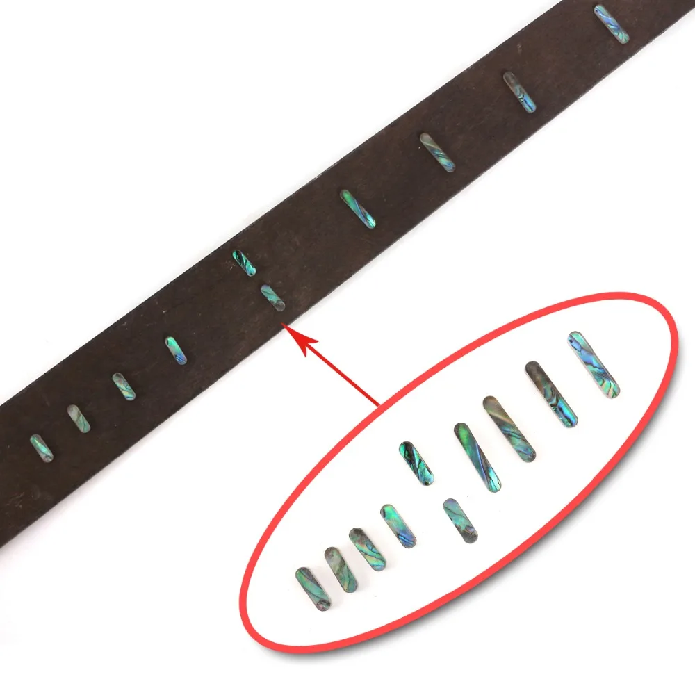 

1Set Electric Guitar Fretboard Inlay Shark Fin FANCY ABALONE FLOWER GUITAR FINGERBOARD INLAY
