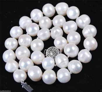 

GENUINE AAA+ 9-10MM SOUTH SEA BLACK PEARL NECKLACE 18"(with Box)