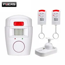 Fuers PIR Alert Infrared Sensor Anti-theft Motion Detector Wireless Alarm system Home Security System Wireless Remote Control Fuers PIR Alert Infrared Sensor Anti-theft Motion Detector Wireless Alarm system Home Security System Wireless Remote Control
