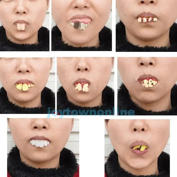 

Scary Crooked Monster Teeth Prank Startle Tooth Halloween Novelty Prank Startle Tooth For Kids&Adults Birthday Gift