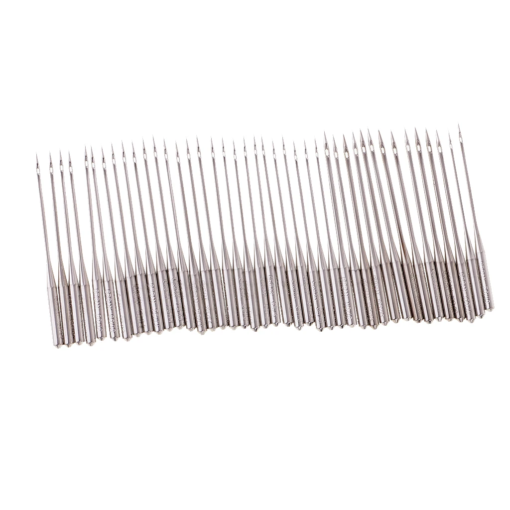 

40pcs Sewing Machine Needles Home Threading Needles Size 60/8 65/9 70/10 75/11