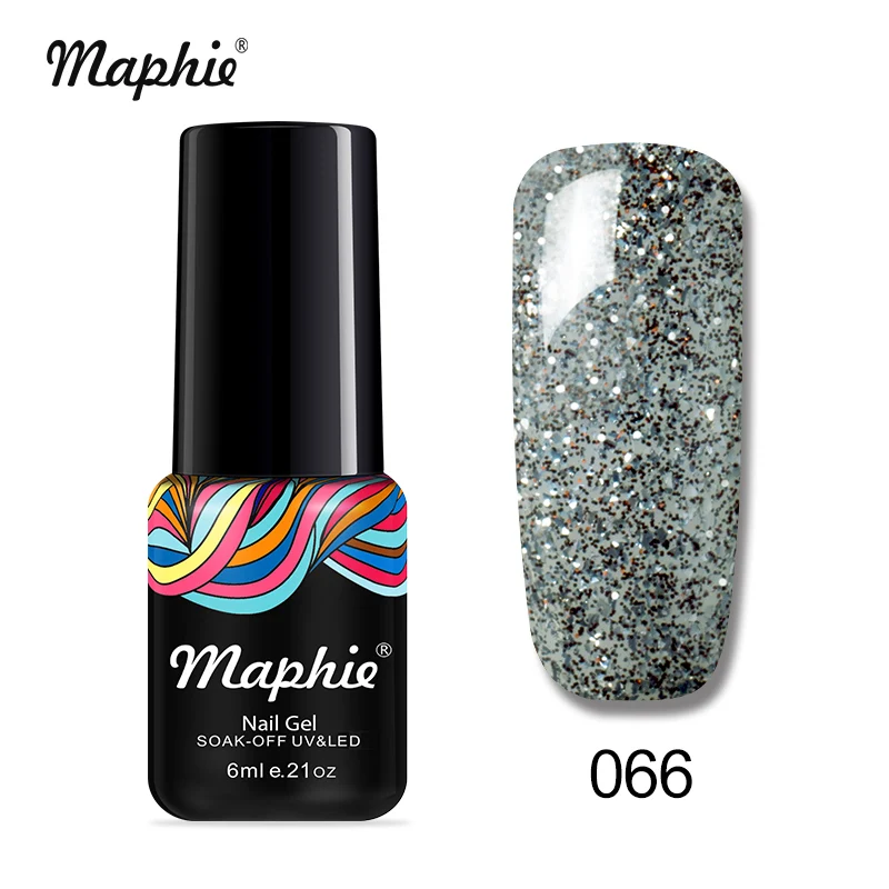 Maphie 6 мл УФ-гель для ногтей Красный Цвет гель светодиодный лак для ногтей лак замачиваемый салон лак для ногтей эмаль Полупостоянный светодиодный гель - Цвет: 066