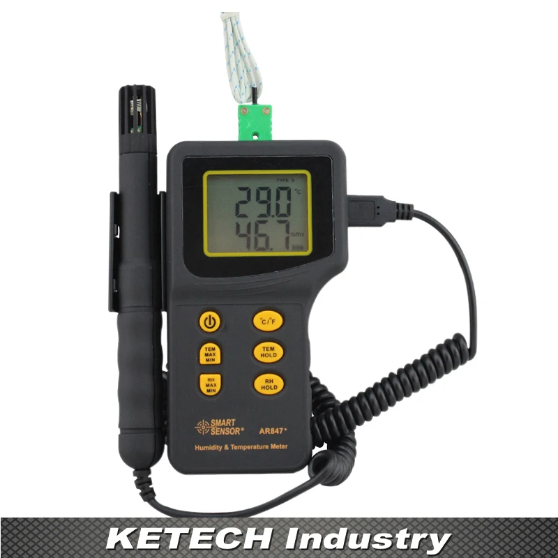 

AR847 Humidity Temp Meter Temperature Meter Environment Tester