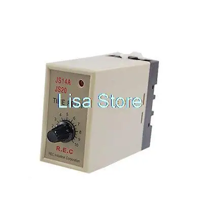 

AC 250V 3A контакт 10s ручка циферблата реле задержки времени + Гнездо базы