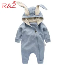 R&Z Baby Jumpers 2017 New Spring Autumn Cute Cartoon Zipper Rabbit Infant Girl Boy Jumpers Kids Baby Outfits Kids Clothes