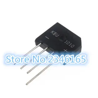 

10PCS KBU1010 KBU-1010 10A 1000V diode bridge rectifier new and original IC