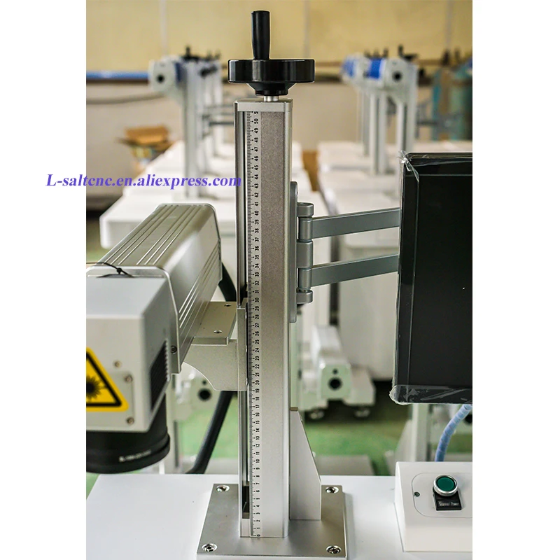  3d color printed fiber laser marking machine for metal/plastic/tag/key chains/pen