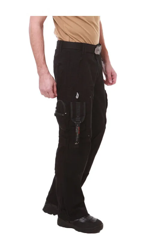 Men Cargo Pants Overalls Multi Pockets Military Tactical Pants Tooling Combat Style Plus Size Trouser Loose Commando Casual Pants (15)