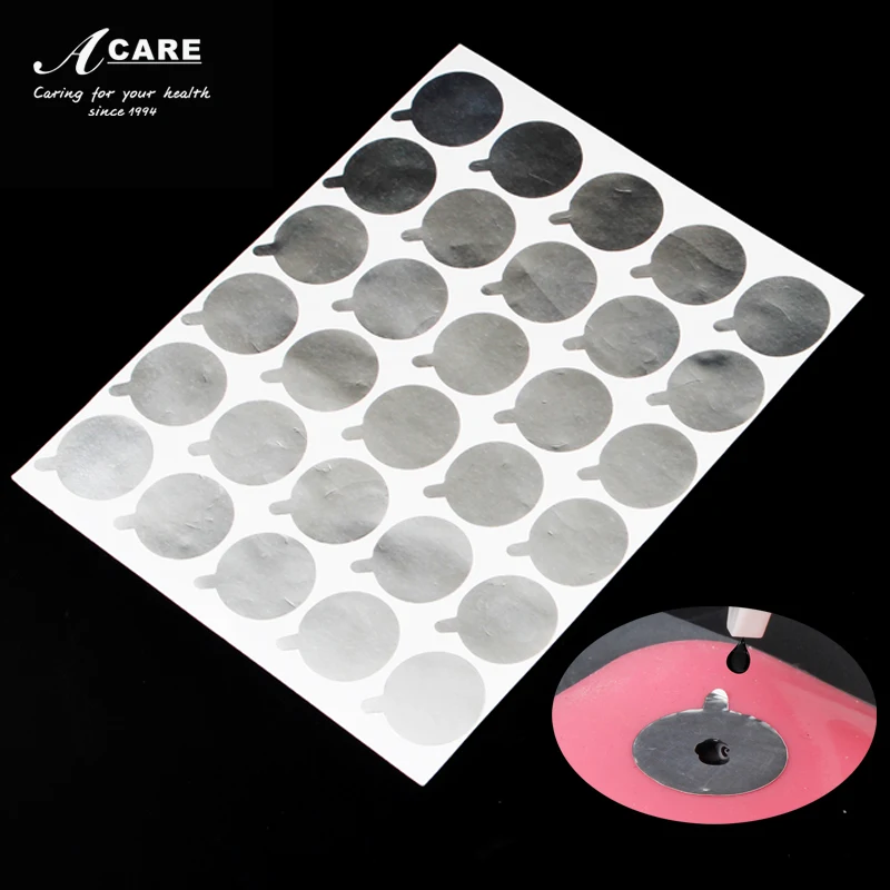 

60Pcs Protective Glue Cover Stickers Disposable Waterproof Sticker Eyelash Glue Holder Pallet Eyelash Extension Eye Makeup Tool