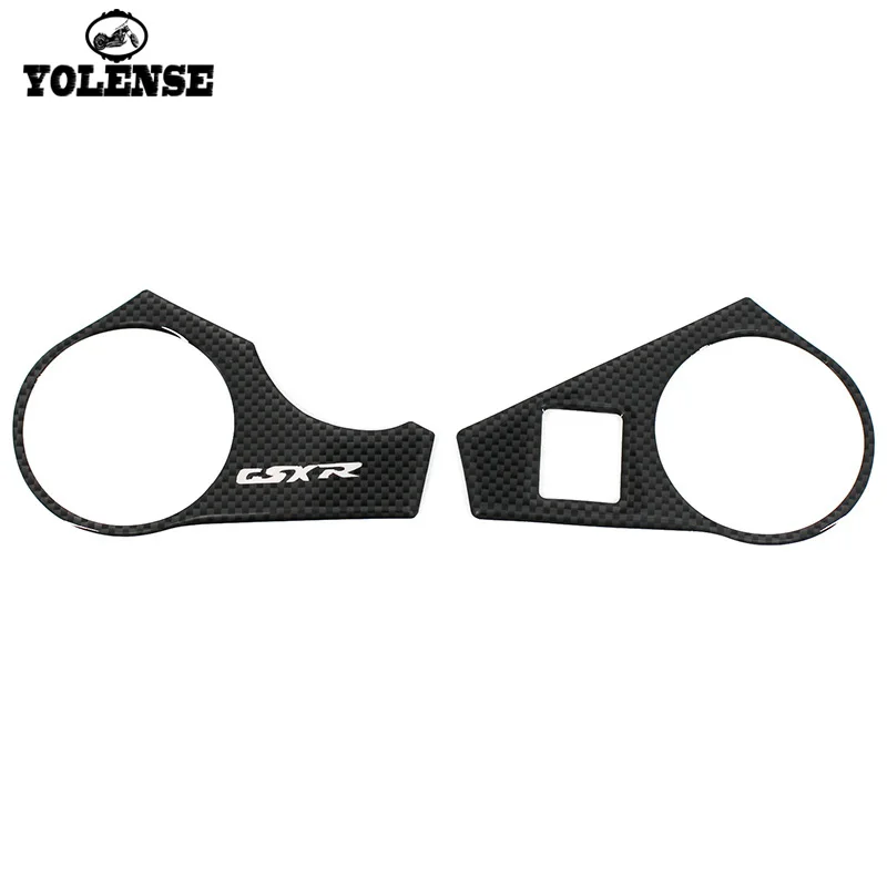 

For SUZUKI GSXR1000 GSX-R1000 GSXR 1000 2009-2016 Motorcycle Carbon Fiber Decal Sticker Pad Triple Tree Top Clamp Upper